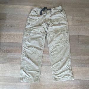 North Face XXL Tall convertible khaki pants